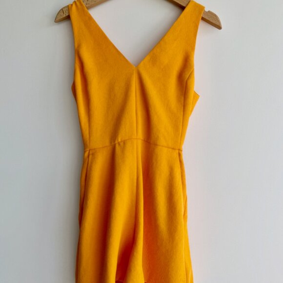 Wilfred Mustard Yellow Écoulement Romper - Picture 2 of 3